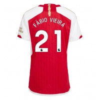 Dámy Fotbalový dres Arsenal Fabio Vieira #21 2023-24 Domácí Krátký Rukáv